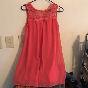 Cute little pinkish red dress